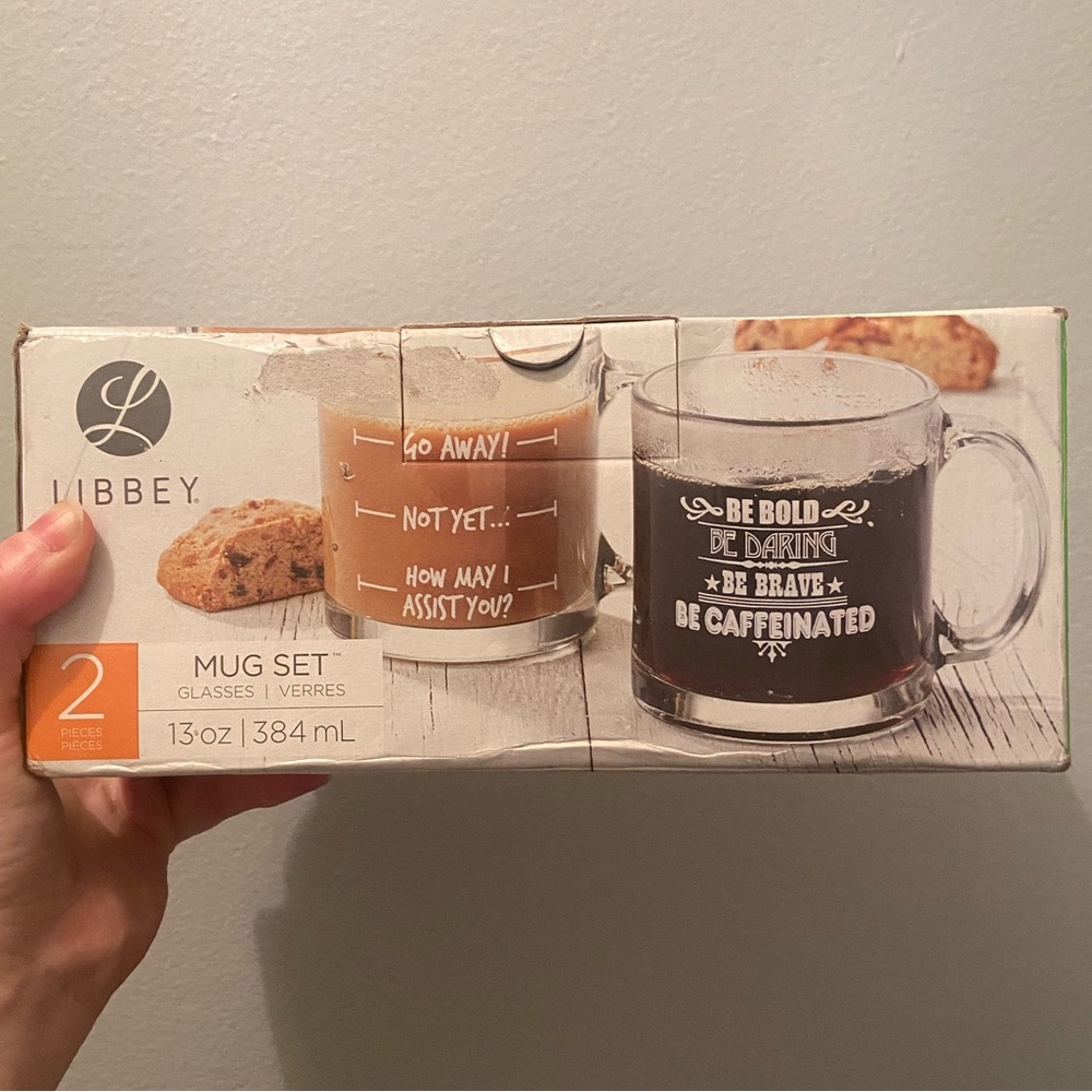 Libbey Glass Mug Set